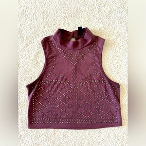 Windsor Rhinestone Crop Top